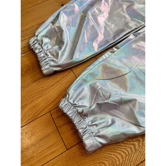 Silver Metallic Joggers - Picture 4 of 7